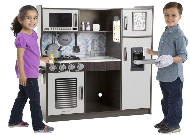 best kids kitchen playset with light and sound
